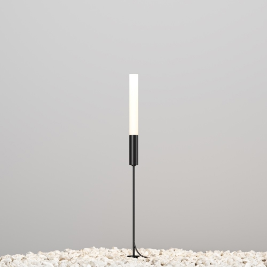 Maytoni flare lampione da giardino con picchetto moderno led 3000k ip65