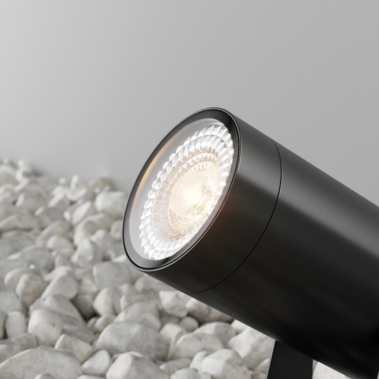 Maytoni scope faretto da esterno minimal con picchetto ip65