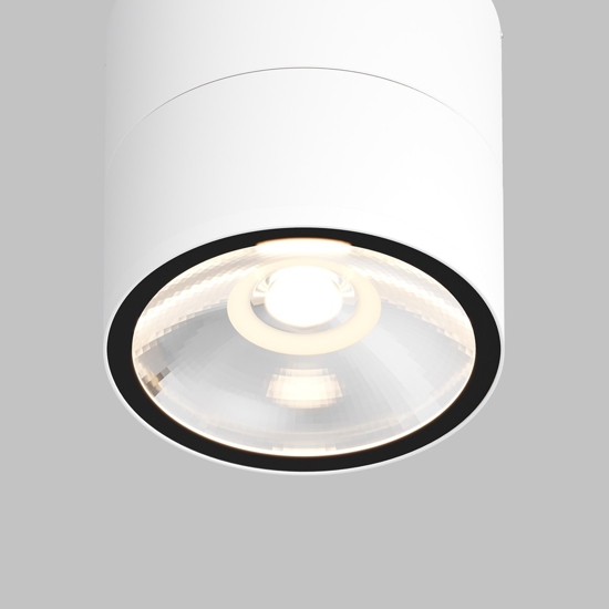 Maytoni spin faretto da esterno moderno bianco led 3000k ip54
