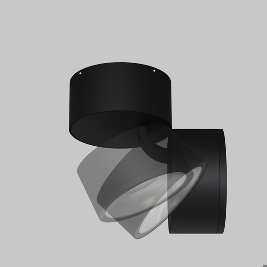 Maytoni spin faretto da esterno tondo orientabile led 3000k ip54