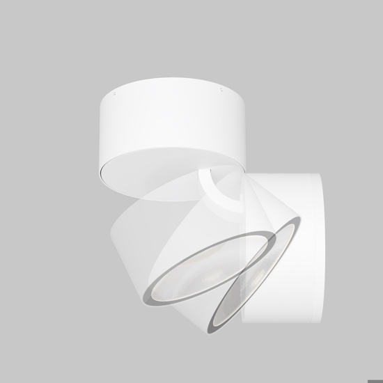 Maytoni spin faretto da esterno circolare moderno led 3000k ip54