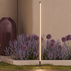 Maytoni pole lampione alto da giardino con picchetto led 3000k ip65