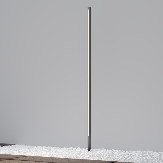 Maytoni pole lampione alto da giardino con picchetto led 3000k ip65