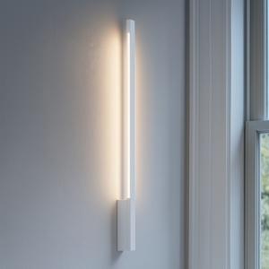Quad stilnovo applique led 18w 3000k bianco design moderna