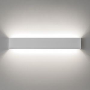 Isyluce applique led 24w 4000k moderno bianco rettangolare