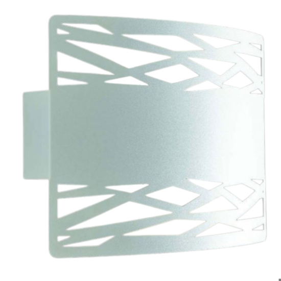 Lampada da parete moderna da parete design metallo bianco
