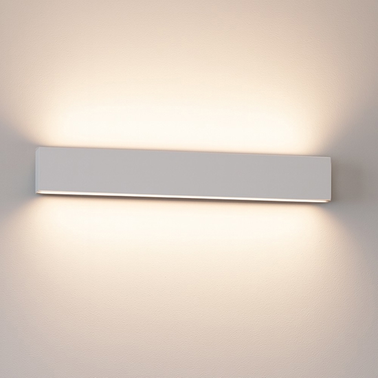 Box linea light applique led up&down moderna bianca 28w 4000k