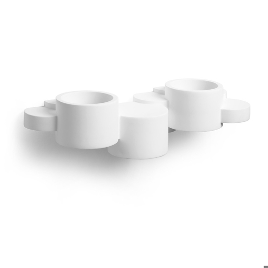 Chio sforzin applique di gesso design moderna bianca