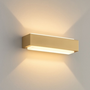 Applique moderna oro rettangolare top light bios dm