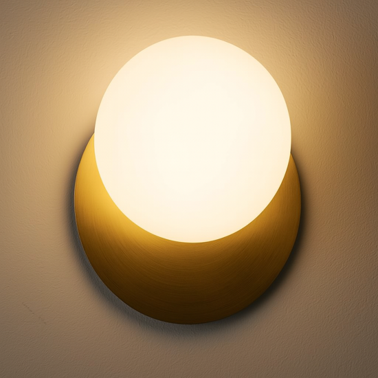 Ninfea ap1 ideal lux applique da parete ottone