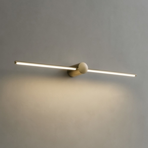 Filo ap d075 ideal lux applique led 12,5w 3000k oro ottone