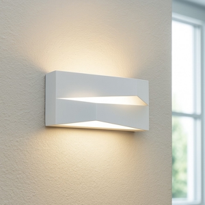 Applique bianco design moderna led 14w 3000k per interni