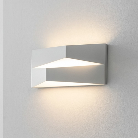 Applique bianco design moderna led 14w 3000k per interni