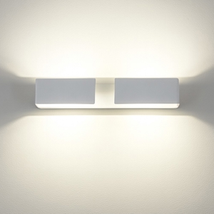 Isyluce applique bianca moderna led 40w 3000k design