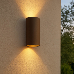 Applique marrone da esterno moderna led 12w 3000k ip54