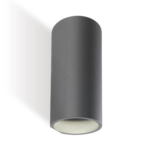 Applique da esterno grafite cilindro biemissione luce led 12w 4000k