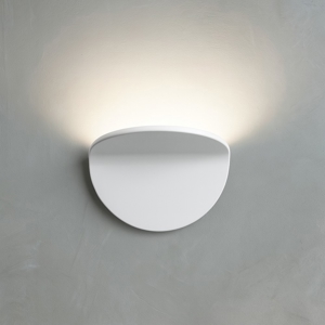 Gea luce plug applique da parete bianco led 20w 3000k minimal