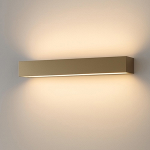 Applique oro da parete top light led 18w 3000k 4000k