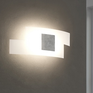 Applique da parete decoro argento top light tetris color