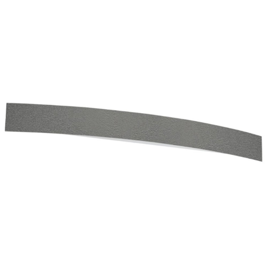 Linea light curve applique led 30w 3000k grigio scuro cemento