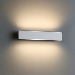 Applique led rettangolare bianca 18w 3000k design moderna