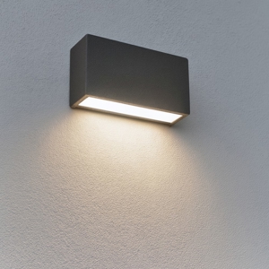Linea light applique box w1 finitura cemento led 6w 4000k mono emissione