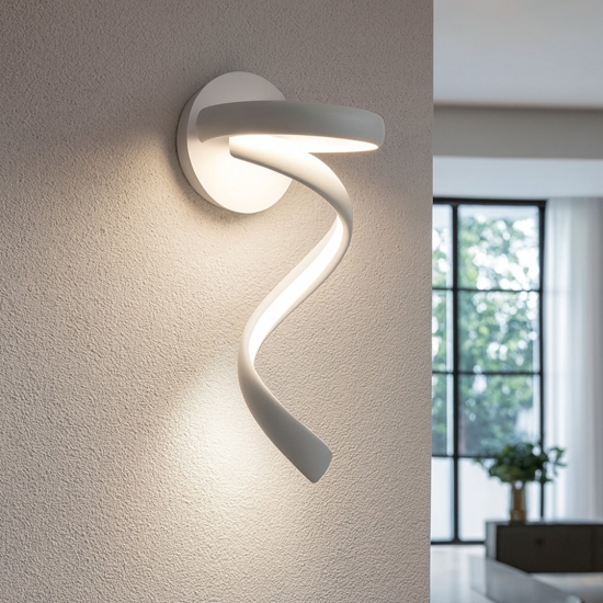 Vivida flame applique bianco led 12w 3000k 4000k