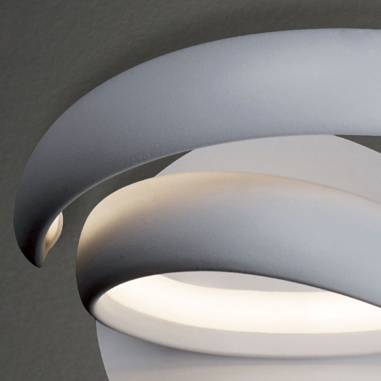 Vivida flame applique bianco led 12w 3000k 4000k