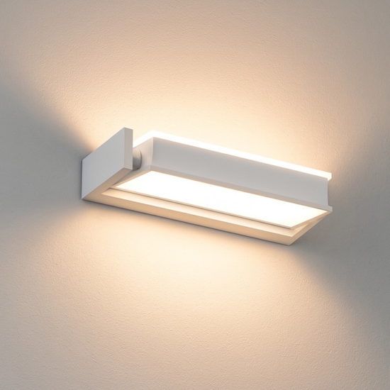Applique led 18w 4000k viviva axella orientabile bianco moderna