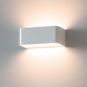 Ideal lux click ap d20 applique led 10w 3000k per interno bianca