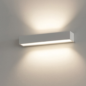 Applique moderna da parete bianca led 18w 3000k 4000k top light bios