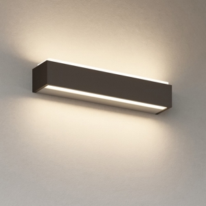 Grande applique da parete moderna bios marrone top light