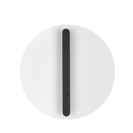 Applique da parete tondo led 3000k orientabile bianco