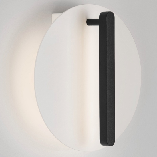 Applique da parete tondo led 3000k orientabile bianco