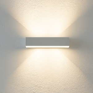 Gea luce gap applique da parete led 24w 3000k per salotto