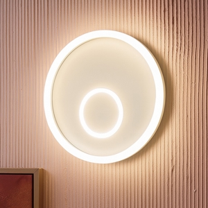 Gea luce melania applique da parete led 40w 3000k design moderno