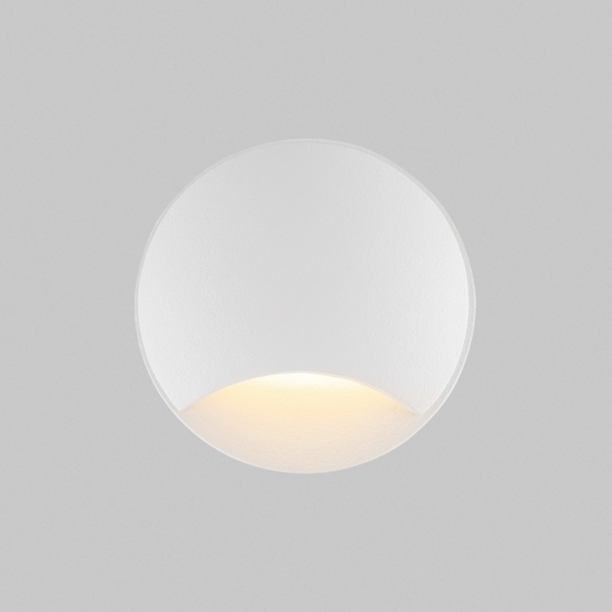 Maytoni biscotti segnapasso bianco per esterno minimal led 3000k ip65