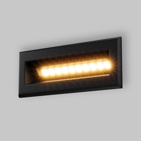Maytoni bosca segnapasso da esterno rettangolare led 3000k ip65