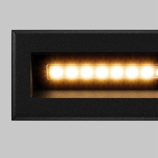 Maytoni bosca segnapasso da esterno rettangolare led 3000k ip65
