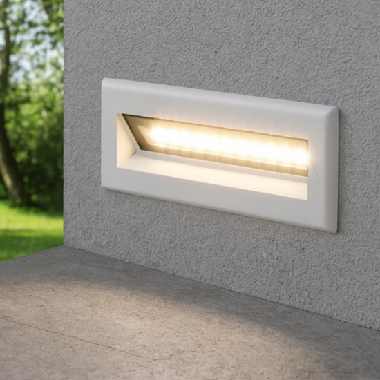 Maytoni bosca segnapasso per esterno da incasso rettangolare led 3000k ip65