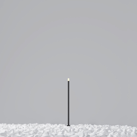 Maytoni spear lampione da giardino moderno con picchetto  led 3000k ip65