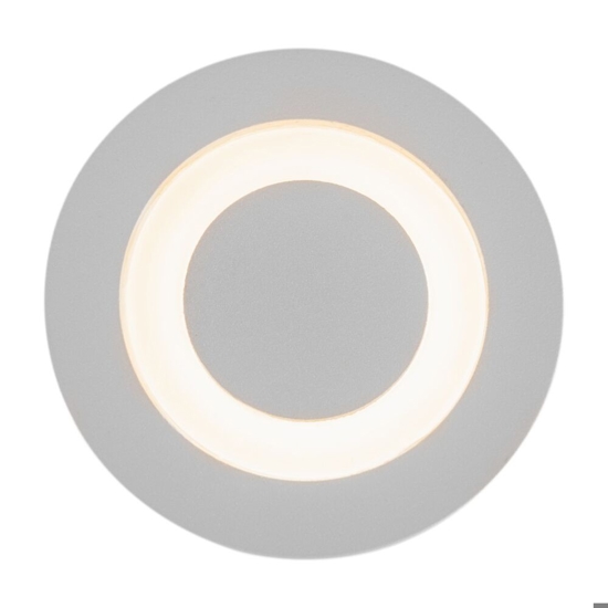 Maytoni limo segnapasso bianco per esterno moderno da incasso led 3000k ip65