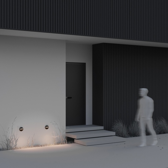 Maytoni mane segnapasso per esterno design minimal led 3000k ip54