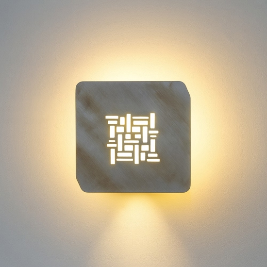 Gea luce pixel applique da parete led 25w 3000k design originale