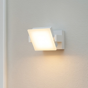 Applique led 10w 4000k vivida axella moderna orientabile bianca
