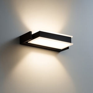 Axella vivida applique led 3000k nero orientabile moderna