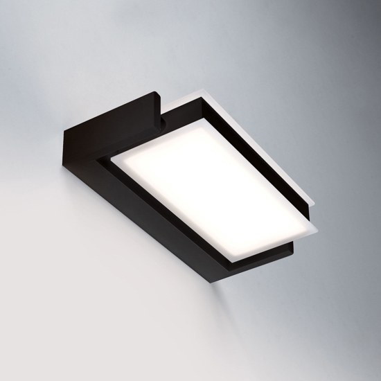 Axella vivida applique led 3000k nero orientabile moderna