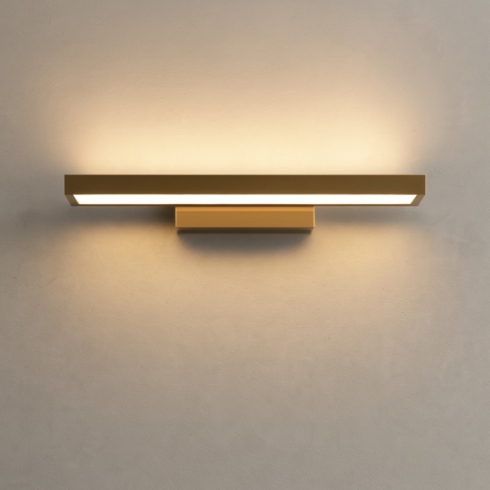 Toplight applique led 3000k moderna squadrata oro