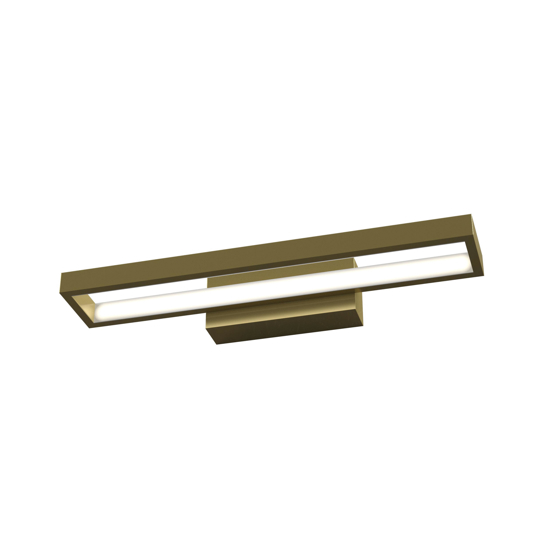 Toplight applique led 3000k moderna squadrata oro