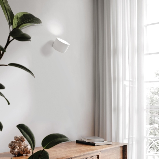 Nasso sforzin bianco lampada da parete in gesso design moderna